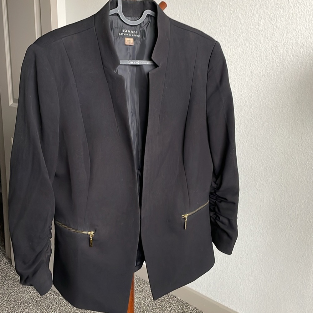 black Blazer by Tahari Arthur S. Levine - Picture 8 of 13